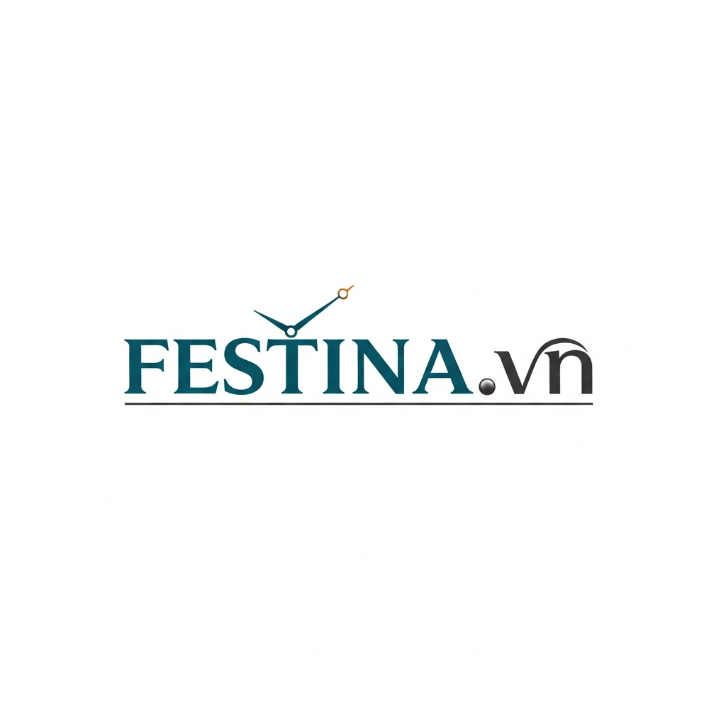 Đồng hồ nam Festina BST Thành Thị mặt trắng dây da nâu